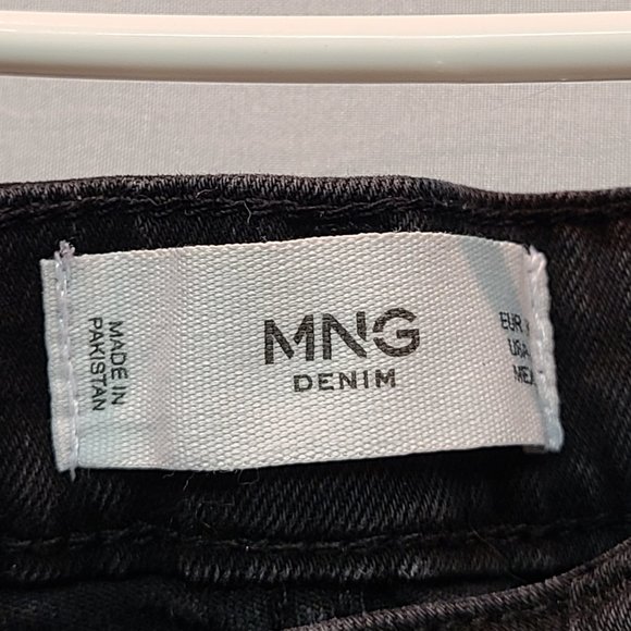 Mango Kim Skinny Jeans Womens 4 Black - Picture 5 of 9